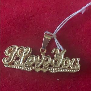 18K gold filled pendant